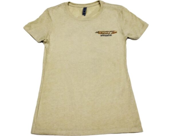 Tan Arch Logo Women's Shirt - Image 2