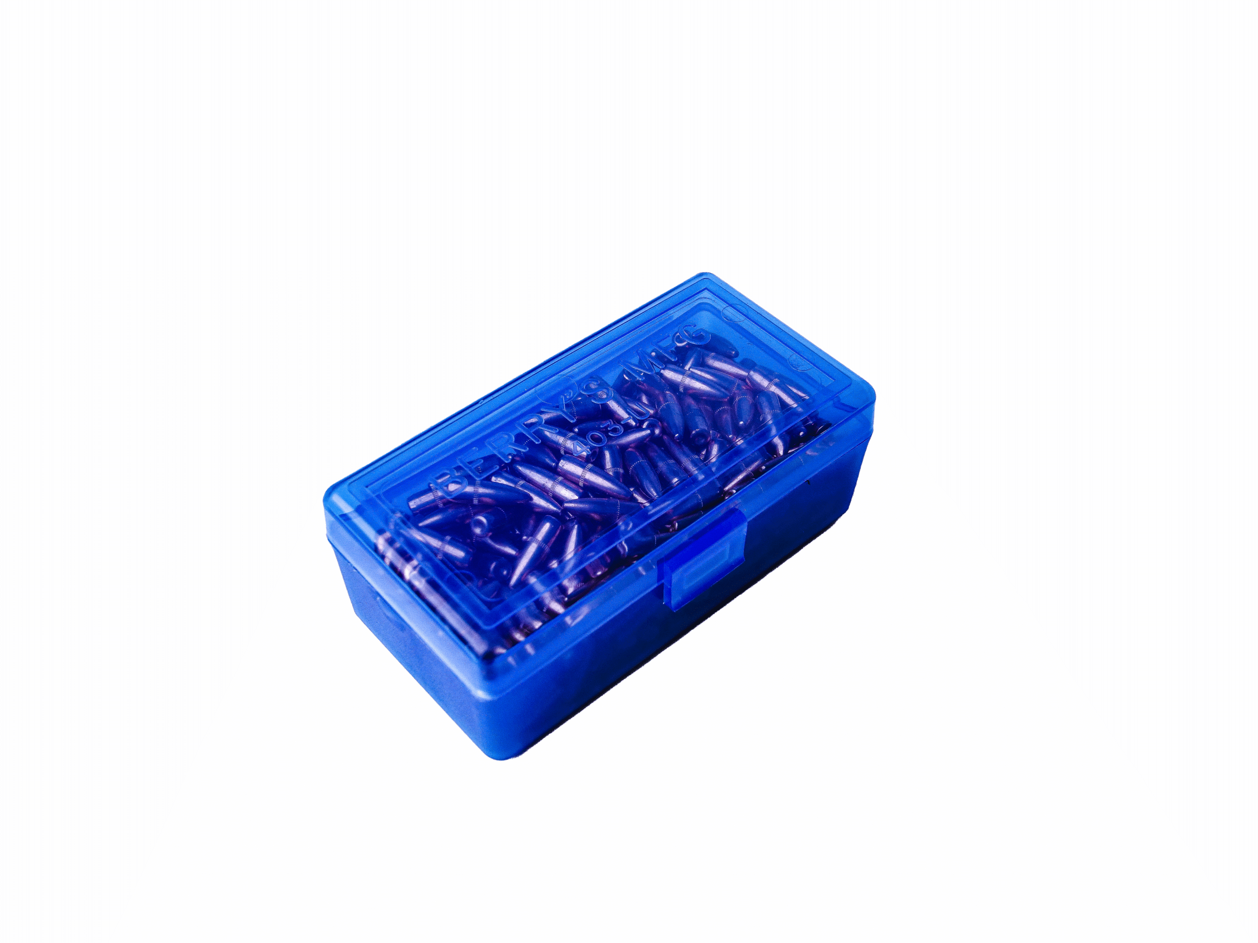 thumbnail interactive-video image 1 of 10-Pack Berry 9mm/380 Ammo Storage Boxes – Holds 100 Rounds Each, Blue/Black, Fast Shipping 1 of 2