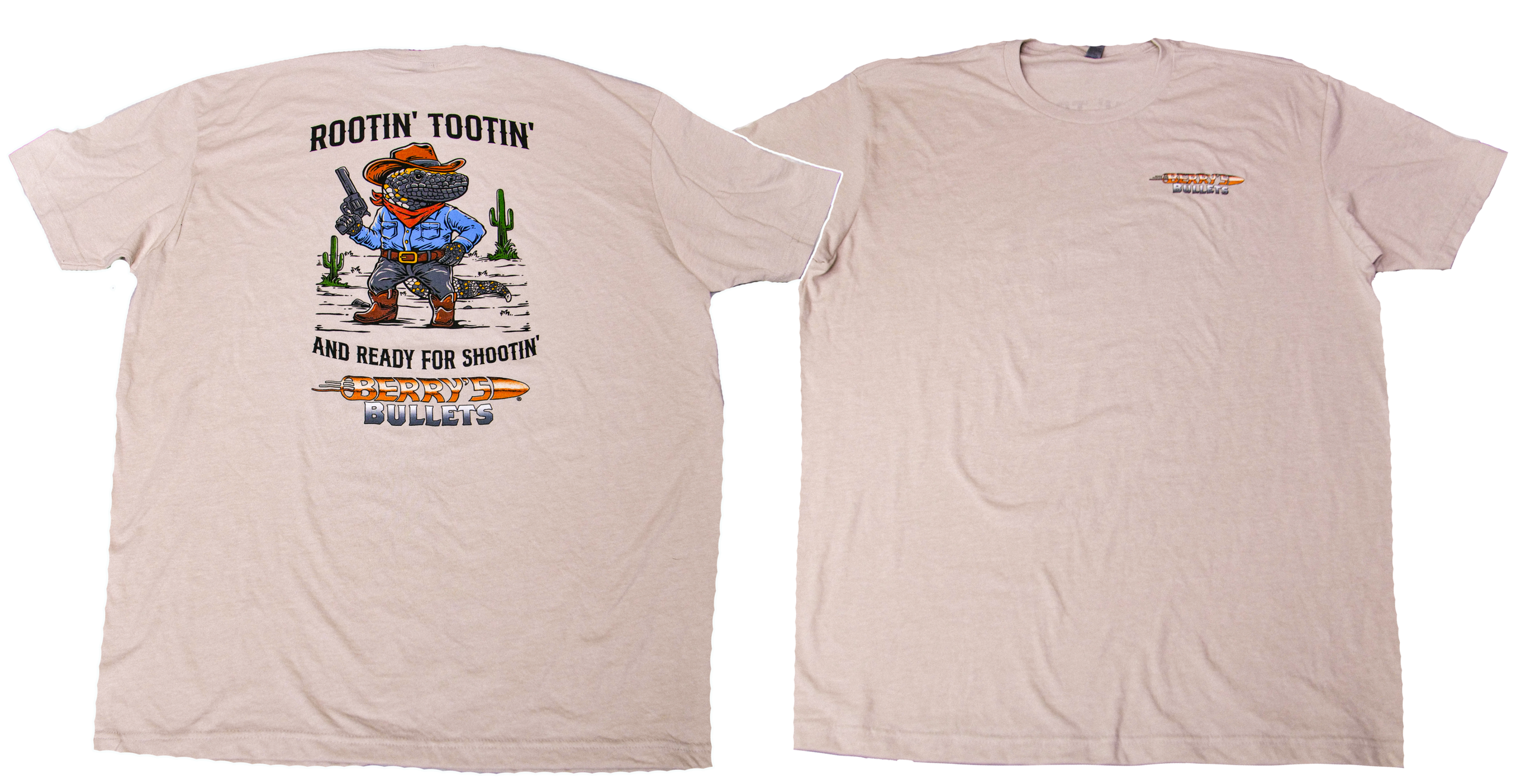 BERRY'S ROOTIN' TOOTIN' T SHIRT - SAND